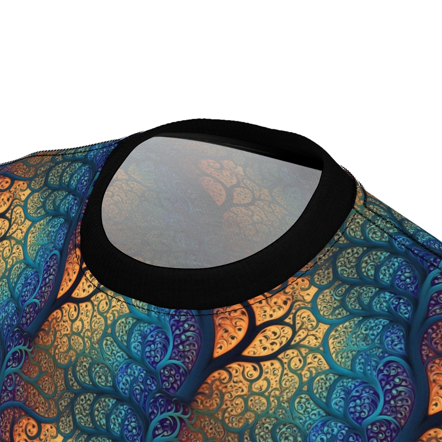 Prismatic Tree Fractal Unisex All over Print T-Shirt