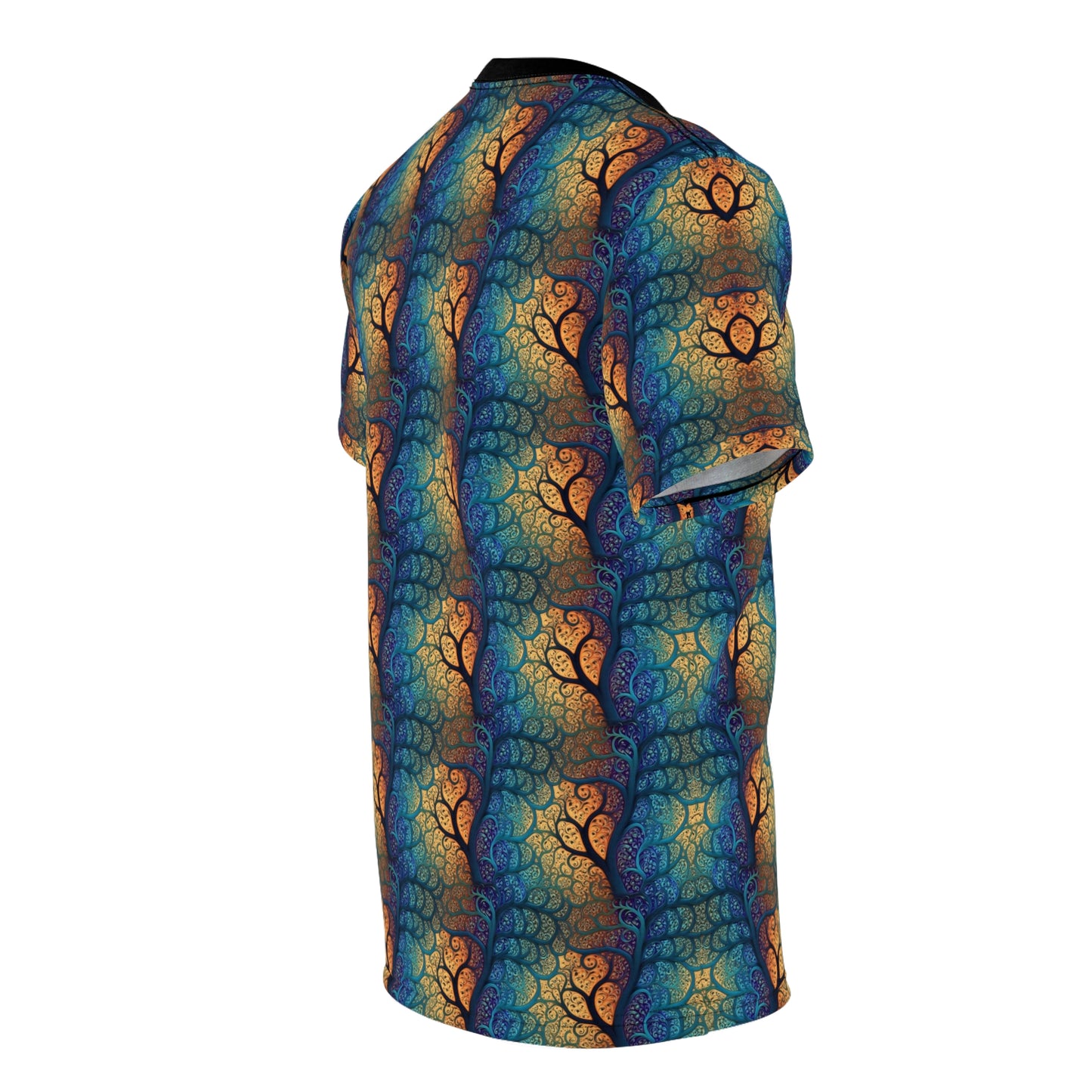 Prismatic Tree Fractal Unisex All over Print T-Shirt