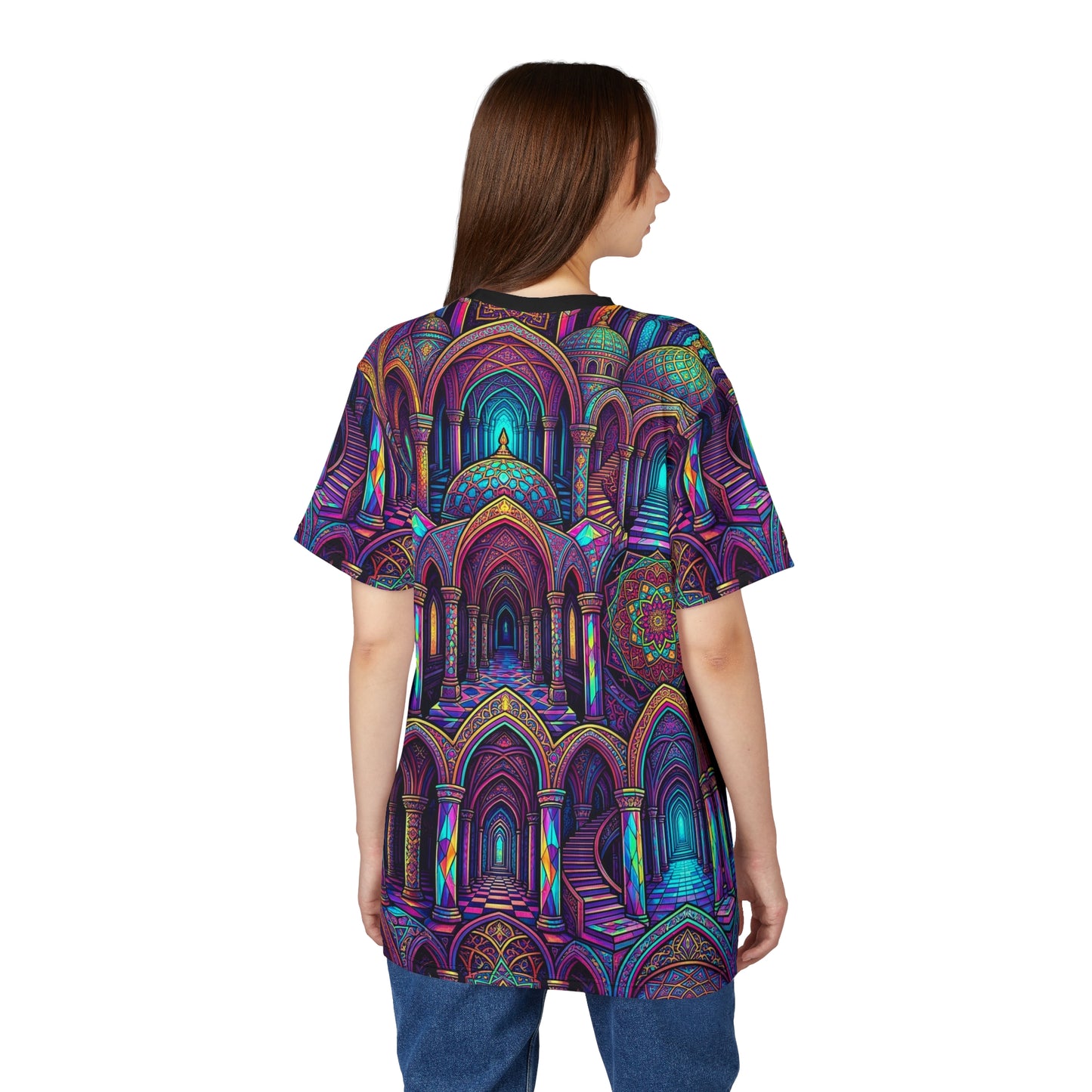Acid Geometry Palace T-Shirt | All-Over Print Shirt