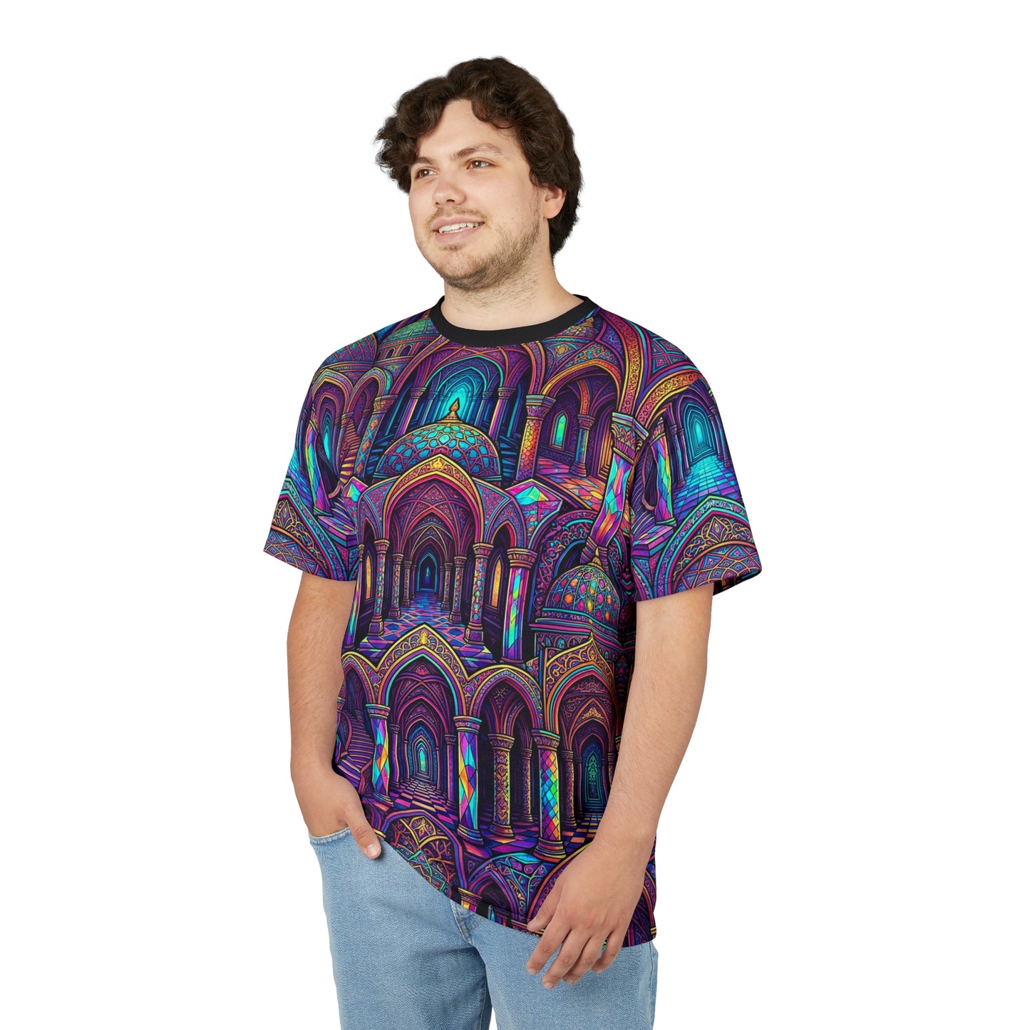 Acid Geometry Palace T-Shirt | All-Over Print Shirt