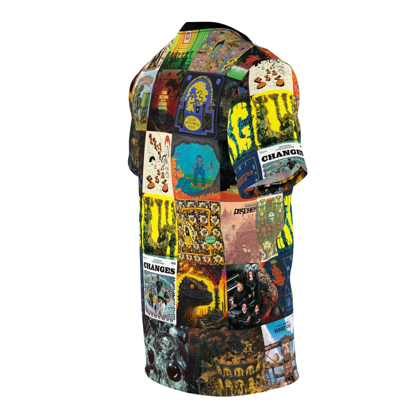 27 Albums – All-Over Print Music Collage Shirt