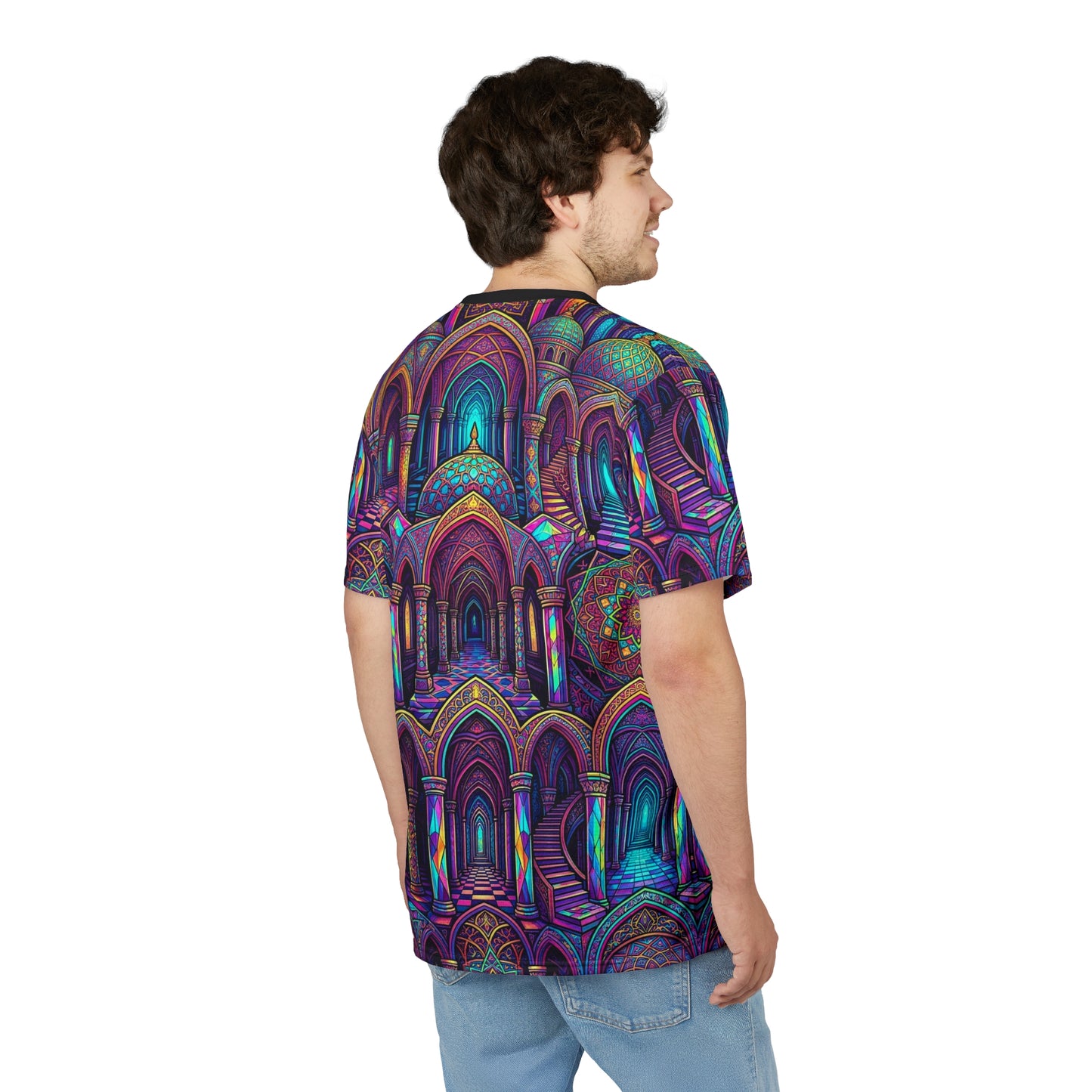 Acid Geometry Palace T-Shirt | All-Over Print Shirt