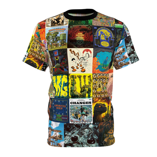 27 Albums – All-Over Print Music Collage Shirt