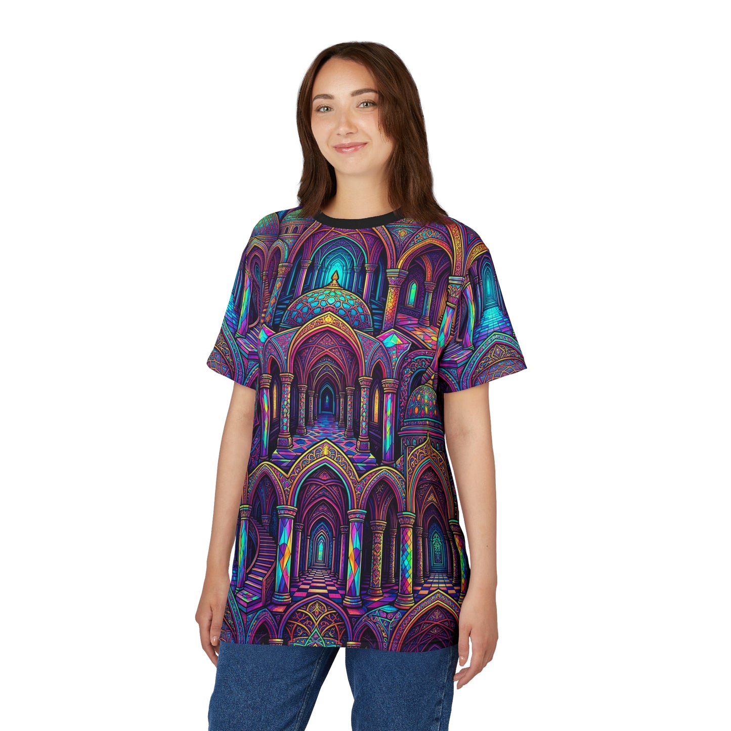 Acid Geometry Palace T-Shirt | All-Over Print Shirt
