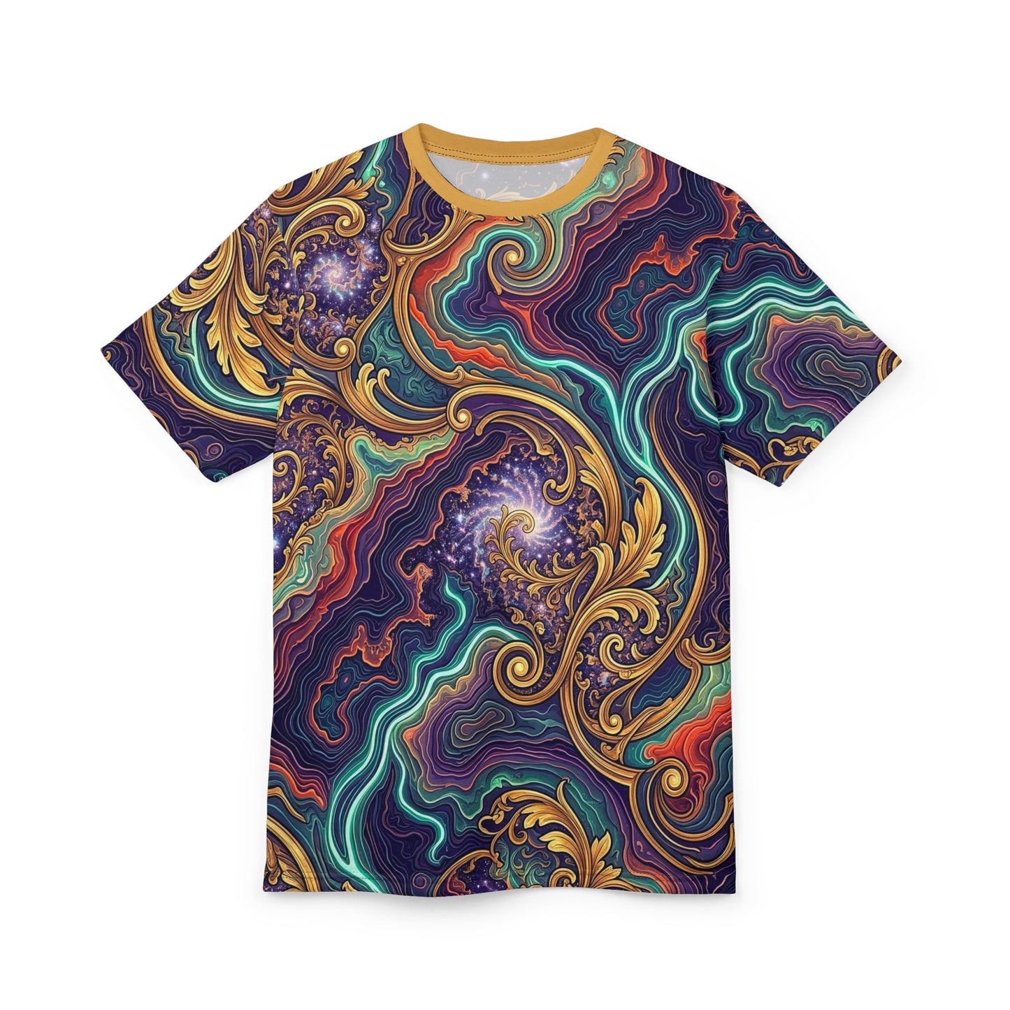 Fractal Elegance All-Over Print Tee