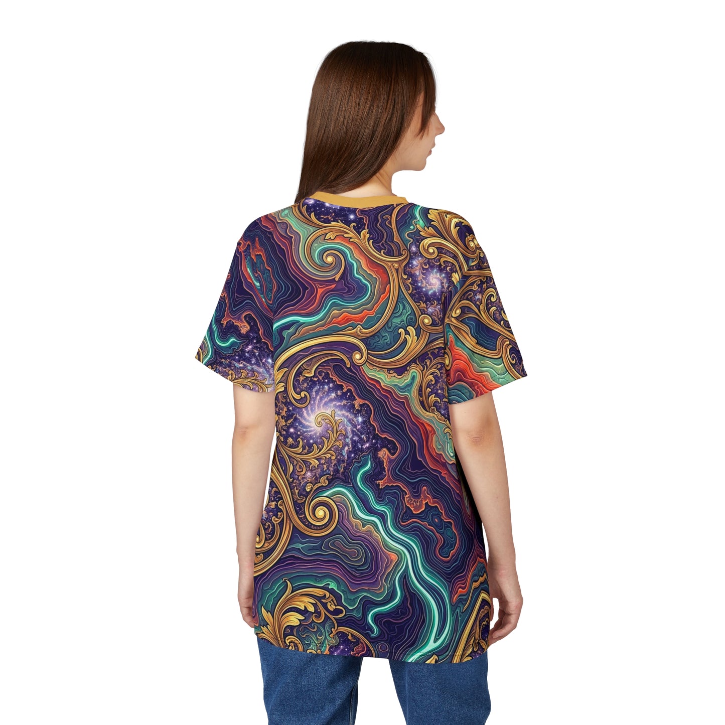 Fractal Elegance All-Over Print Tee