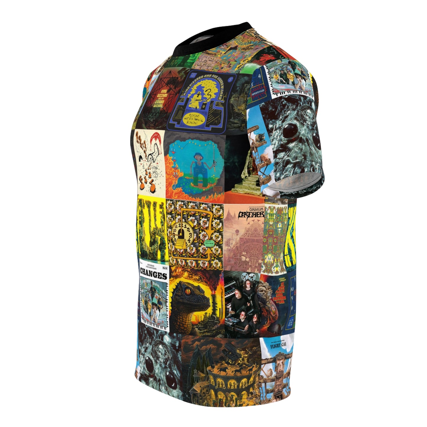 27 Albums – All-Over Print Music Collage Shirt