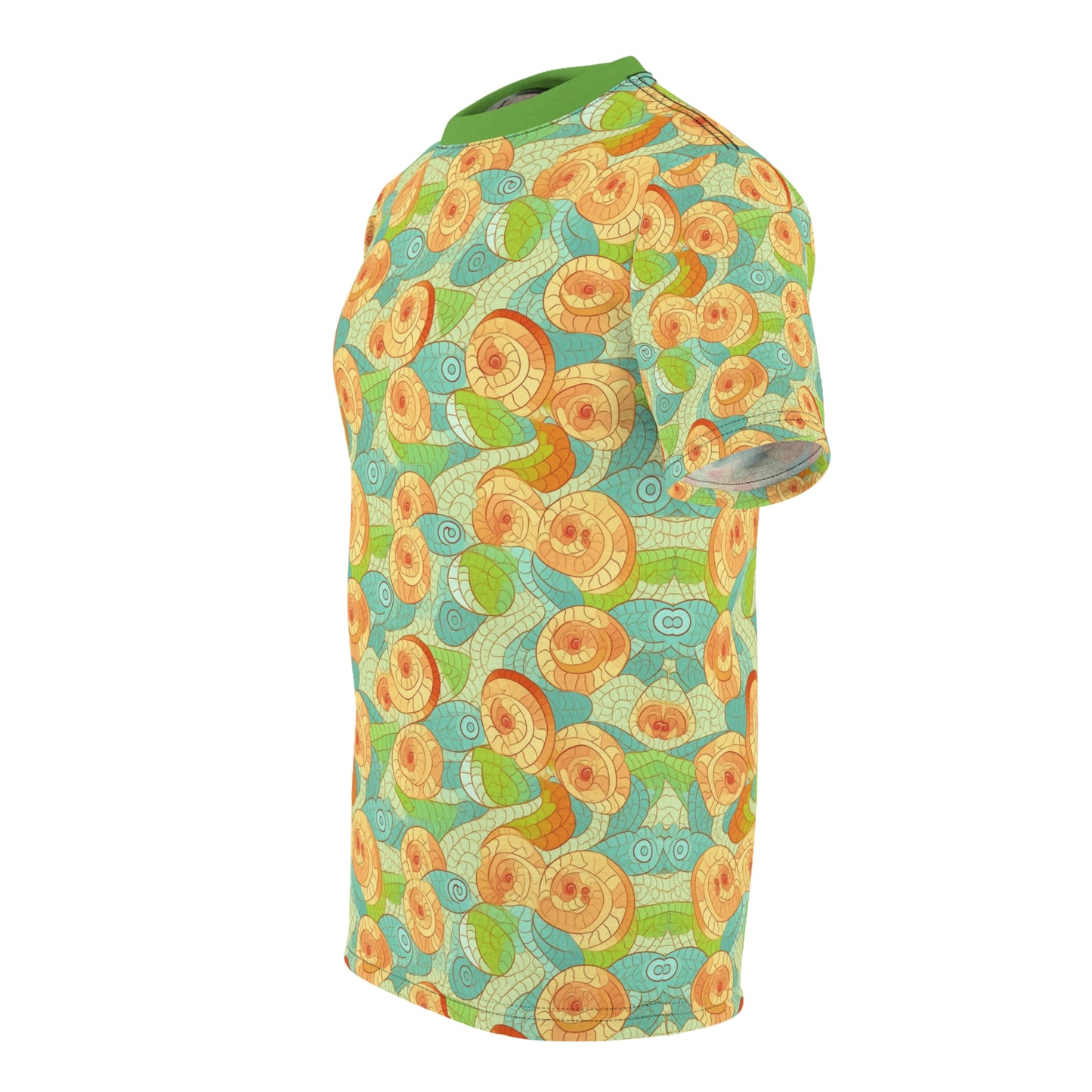 Spiral Snail Symphony All Over Print Shirt