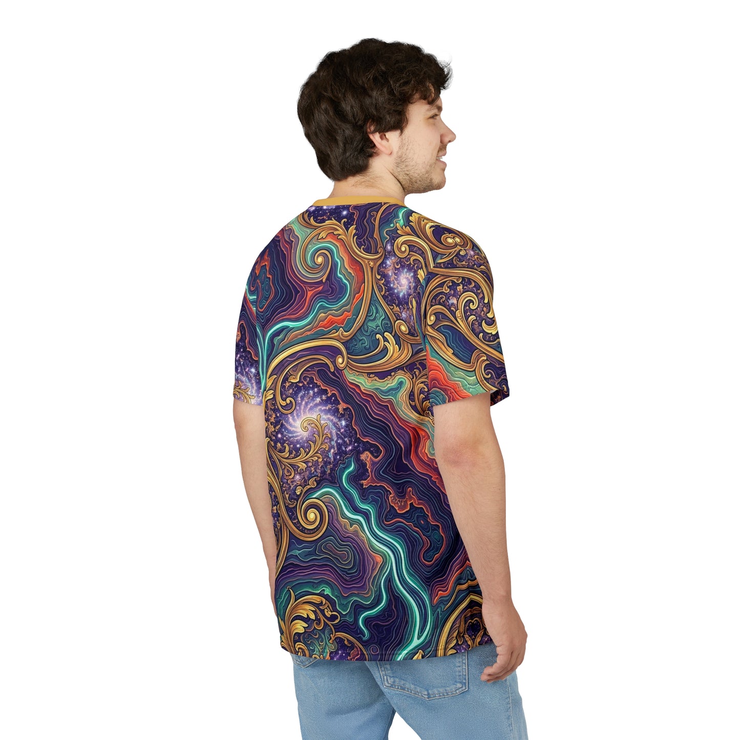 Fractal Elegance All-Over Print Tee