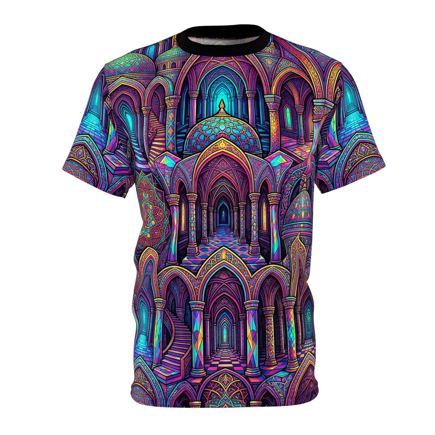 Acid Geometry Palace T-Shirt | All-Over Print Shirt